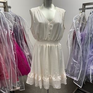 NWT She and Sky Cream Sundress